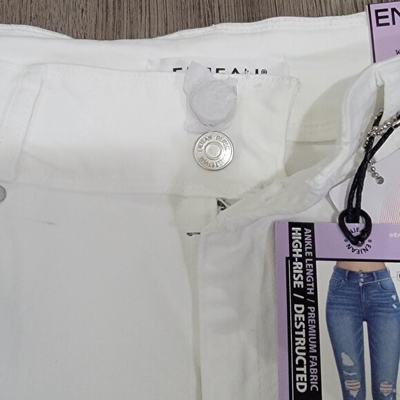 Enjean White Distressed Jeans - Picture 7 of 11
